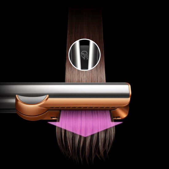 Dyson Airstrait wet-to-dry - Stijltang - Keramiek Roze/Rose Goud