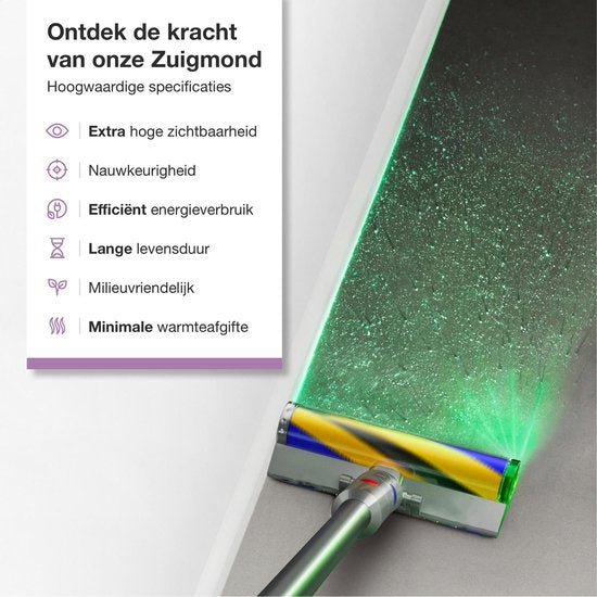 SVENNE® Zuigmond met Groen Licht en Stofdetectie